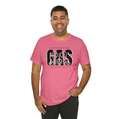 Classic Original Unisex Short Sleeve Gas Tee - Black print