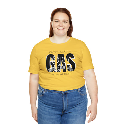 Classic Original Unisex Short Sleeve Gas Tee - Black print