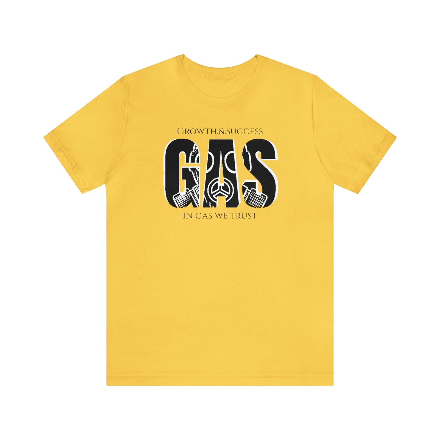 Classic Original Unisex Short Sleeve Gas Tee - Black print