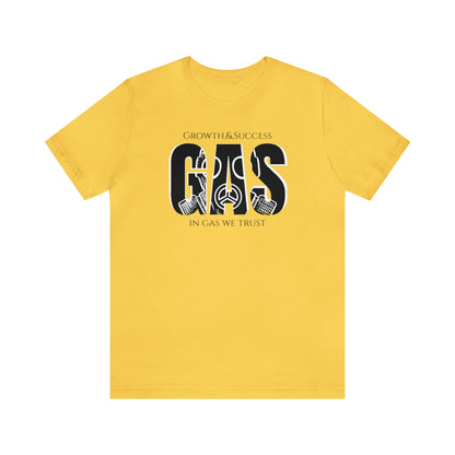 Classic Original Unisex Short Sleeve Gas Tee - Black print