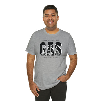 Classic Original Unisex Short Sleeve Gas Tee - Black print