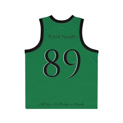 Celtics Green and Black flavored Gas Bros Unisex Basketball Jersey