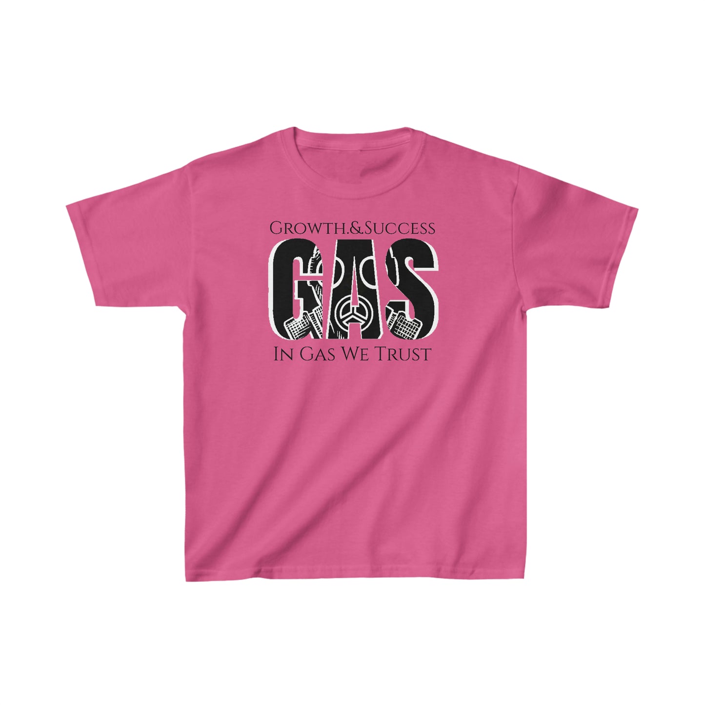 Kids In Gas We Trust Heavy Cotton T Shirt