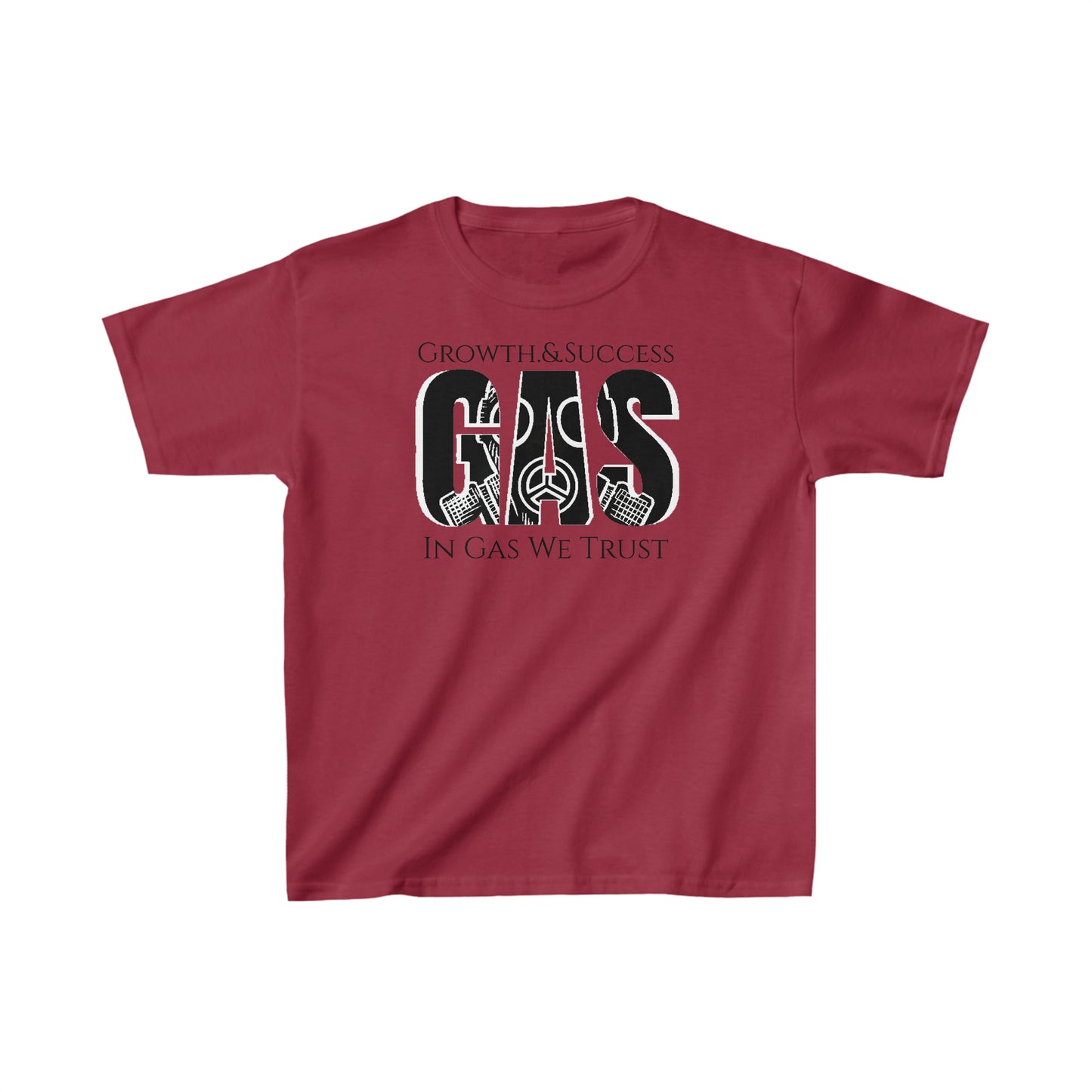 Kids In Gas We Trust Heavy Cotton T Shirt