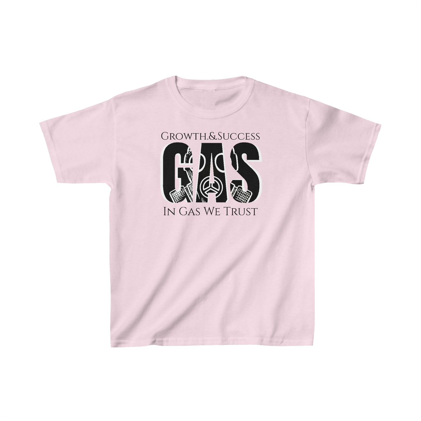 Kids In Gas We Trust Heavy Cotton T Shirt