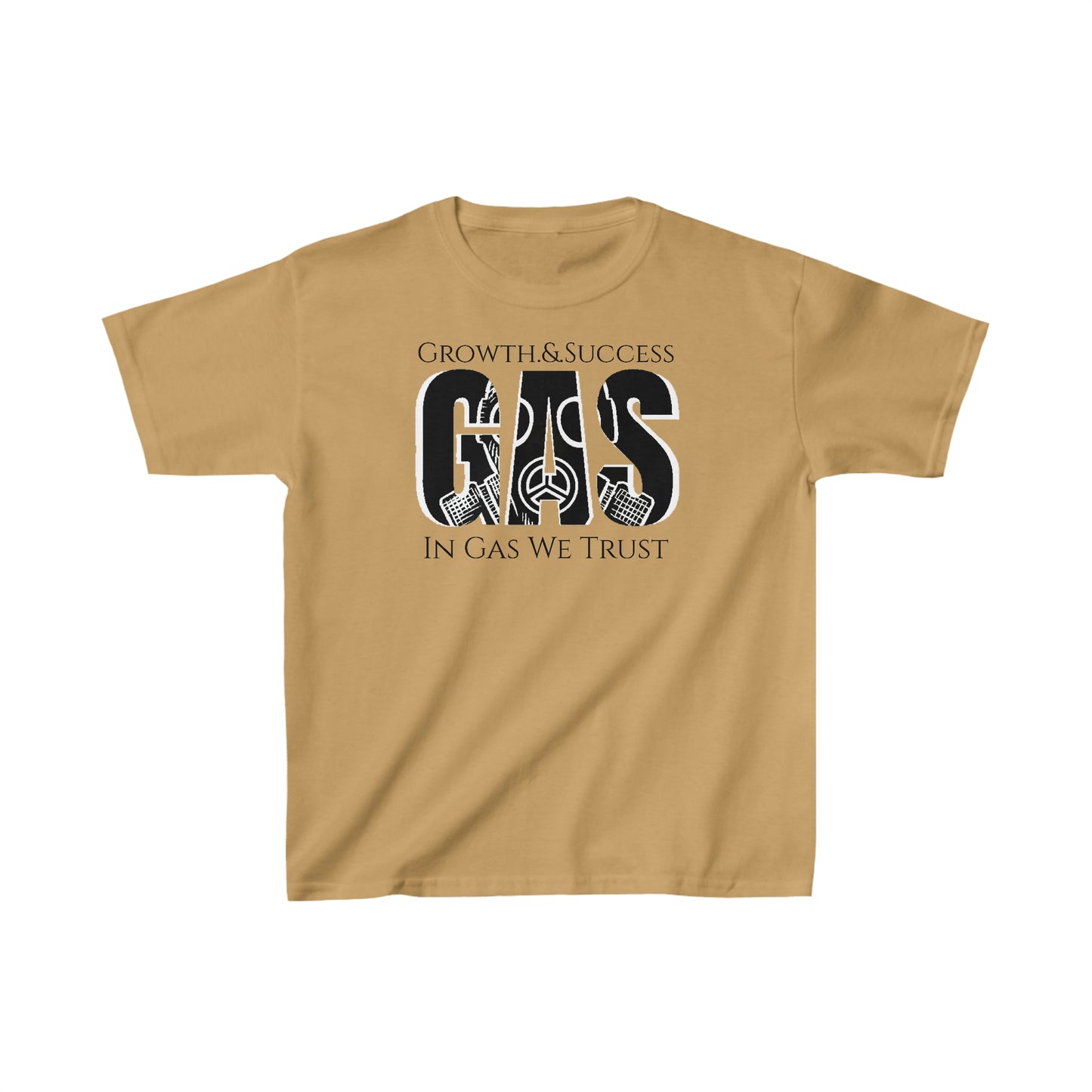 Kids In Gas We Trust Heavy Cotton T Shirt