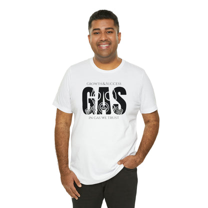 Classic Original Unisex Short Sleeve Gas Tee - Black print