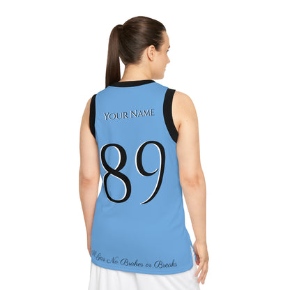 Baby Sky Blue flavored Gas Bros Unisex Basketball Jersey