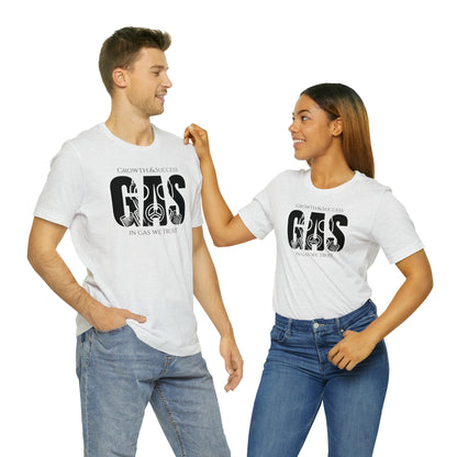 Classic Original Unisex Short Sleeve Gas Tee - Black print