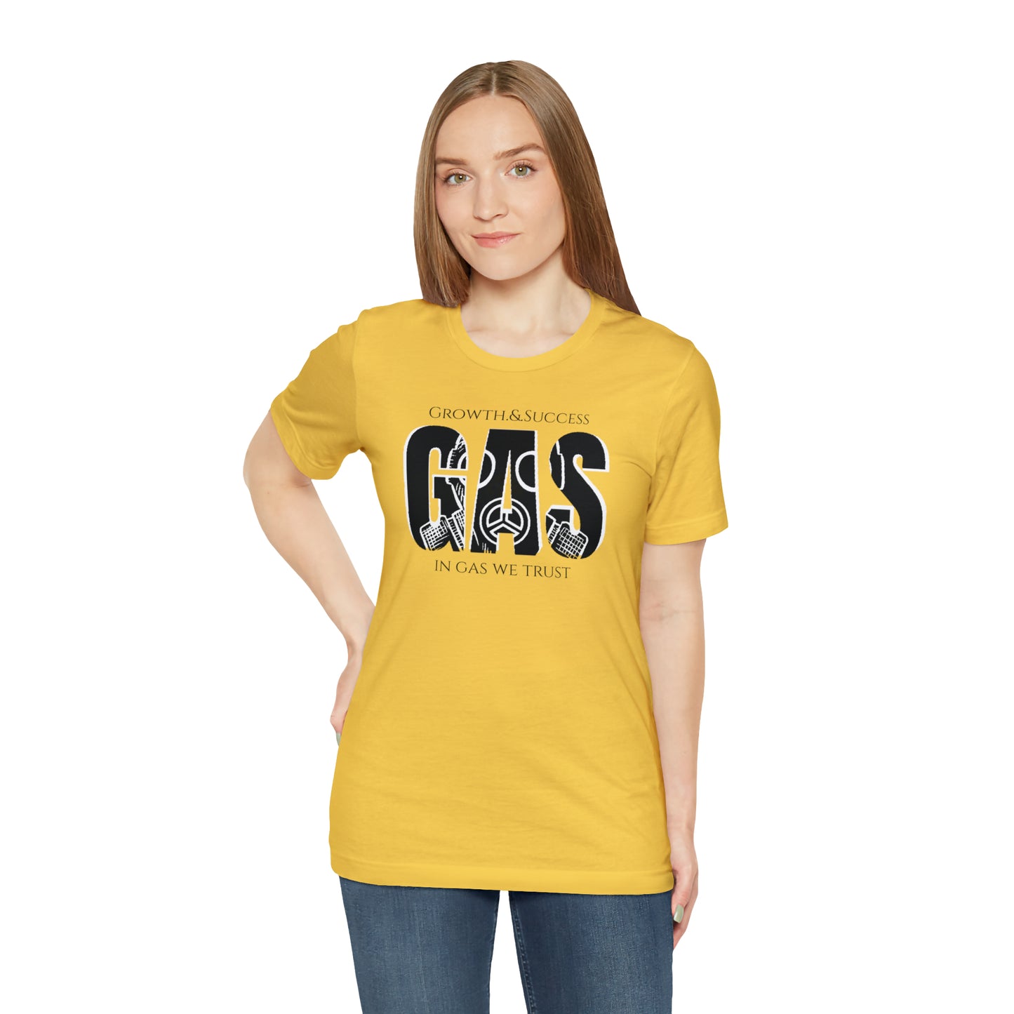 Classic Original Unisex Short Sleeve Gas Tee - Black print