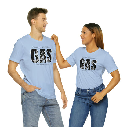 Classic Original Unisex Short Sleeve Gas Tee - Black print