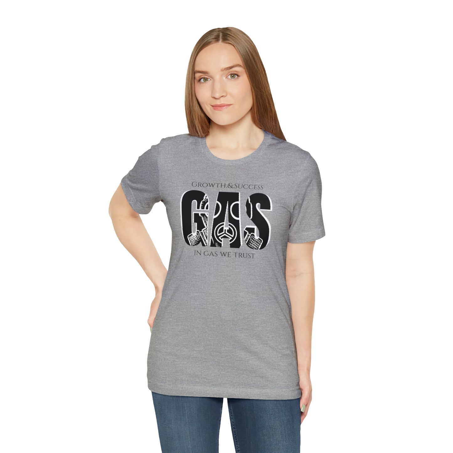 Classic Original Unisex Short Sleeve Gas Tee - Black print