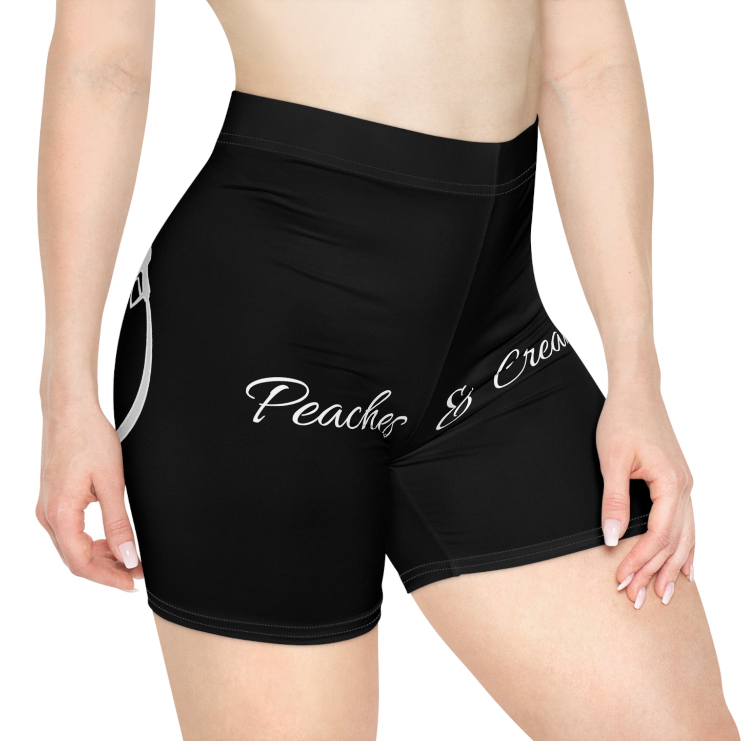 Peaches & Cream Women's Biker Shorts