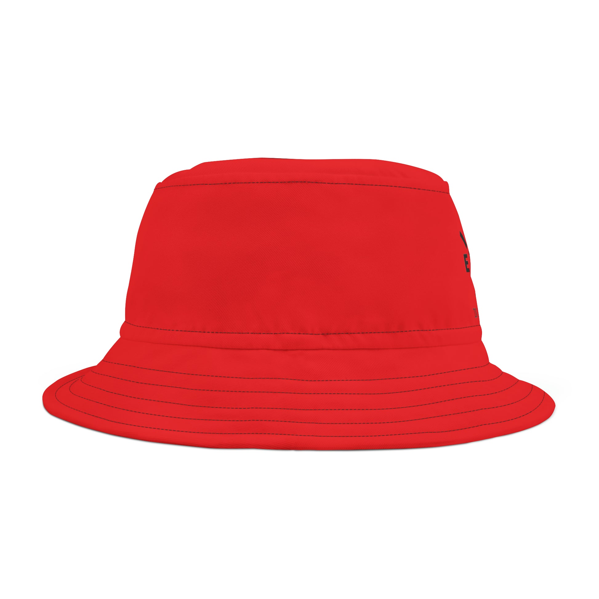 Red Gas Bucket Hat side