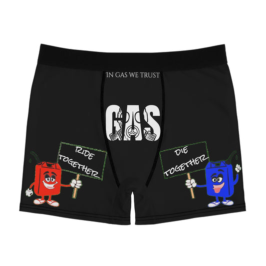 Men's Ride or Die Black Boxer Briefs