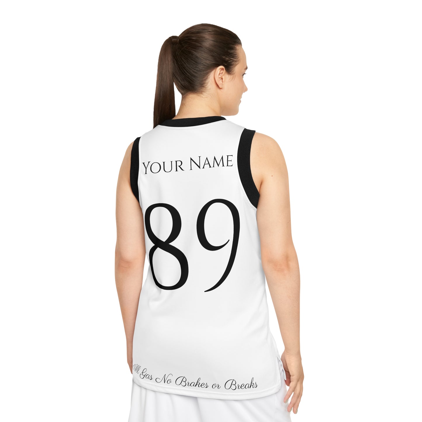 White Widow flavored Gas Bros Unisex Basketball Jersey