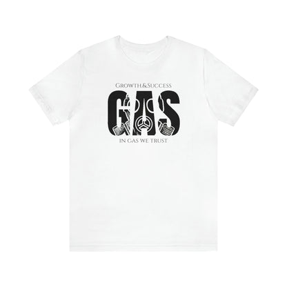 Classic Original Unisex Short Sleeve Gas Tee - Black print