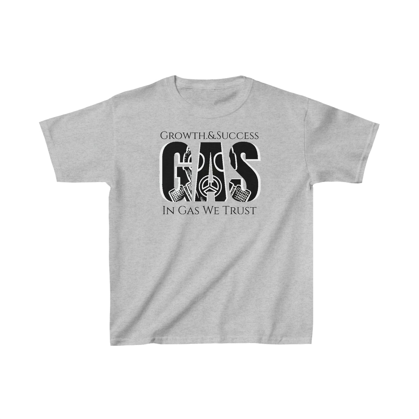 Kids In Gas We Trust Heavy Cotton T Shirt