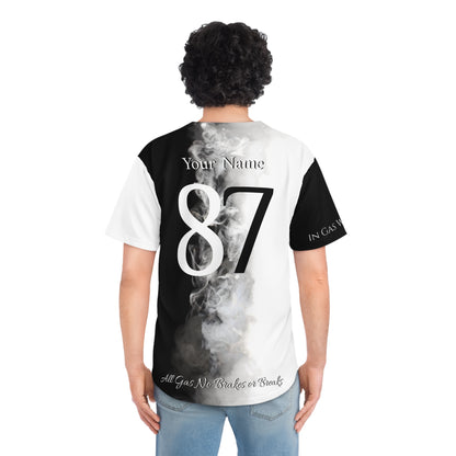 Smokey Unleaded Jet Fuel MLB Custom Baseball Jersey