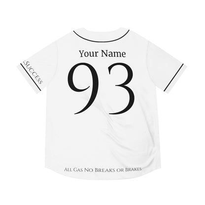 MLB White Gas Brothers Baseball Jersey