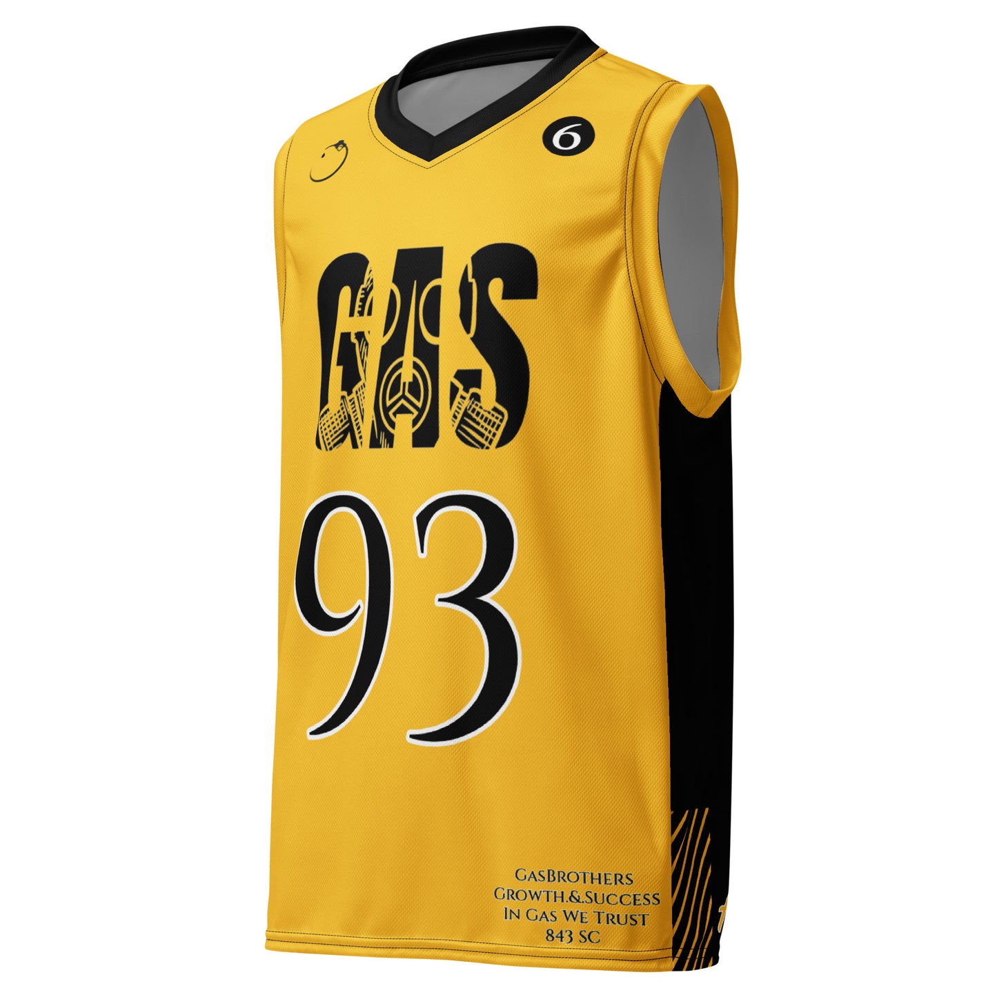 Bumble Bee\Yellow Jacket Gas Basketball Jersey