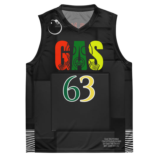 Afro-Carribean Gas Flagged NBA Jersey