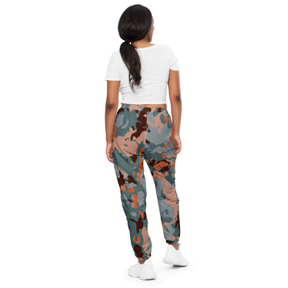 Orange Camo Sweat Track Pants