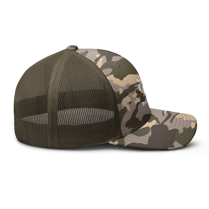 Camouflage Gas Bros Trucker Snapback Hat