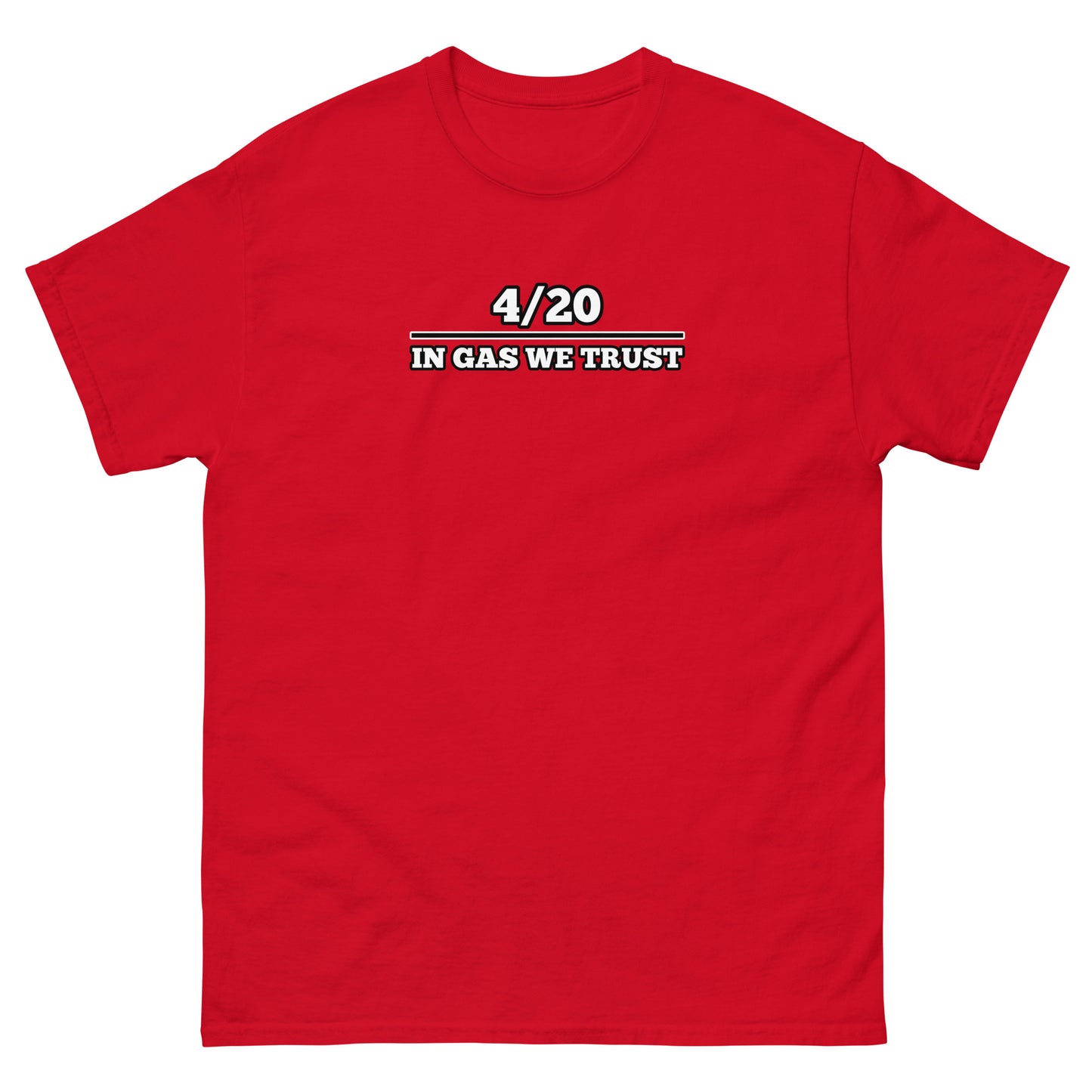 4\20 Men's Classic Gas T red