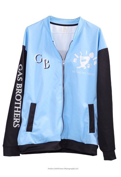 Carolina Blue Gas Brothers Unisex Bomber Jacket