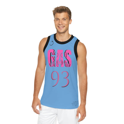 Bubble Gum flavored Gas Bros Unisex Basketball Jersey