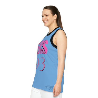 Bubble Gum flavored Gas Bros Unisex Basketball Jersey