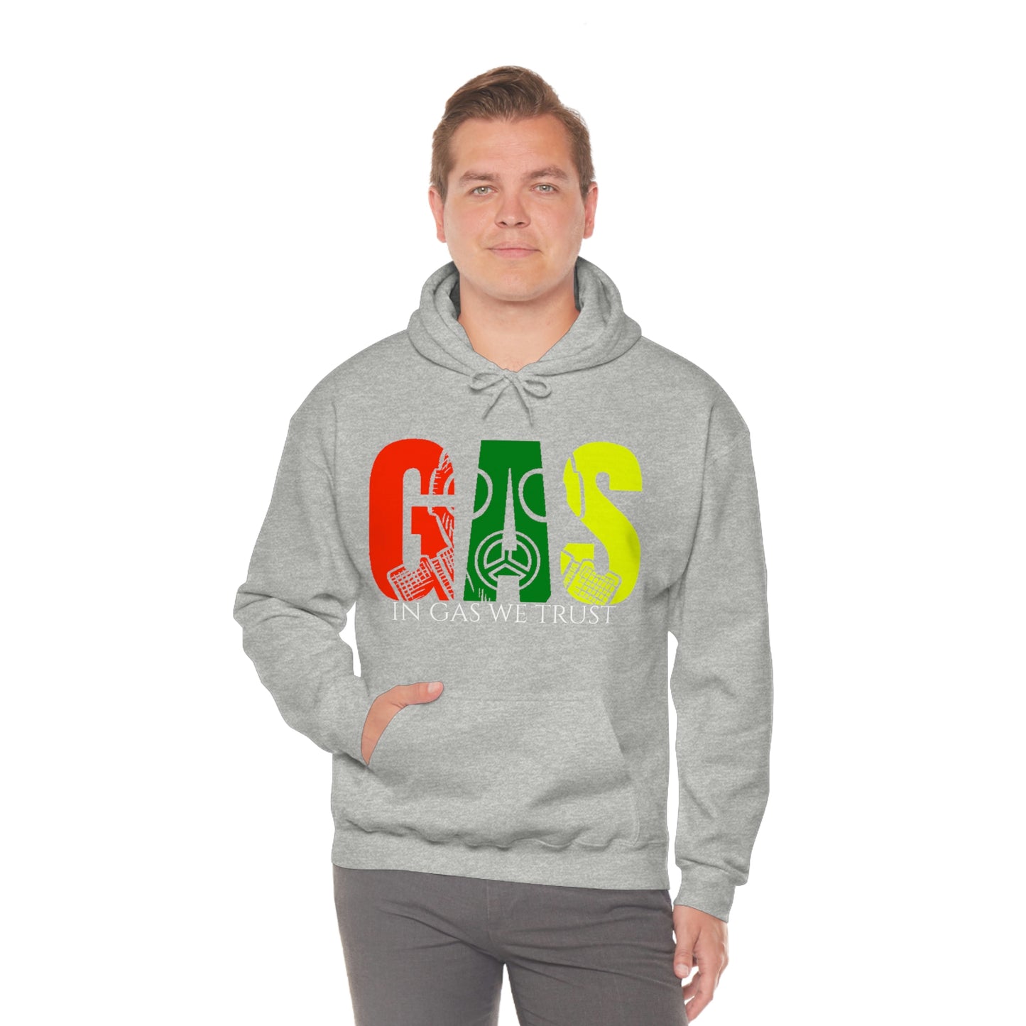 Unisex Heavy Blend Gas Hooded Sweatshirt