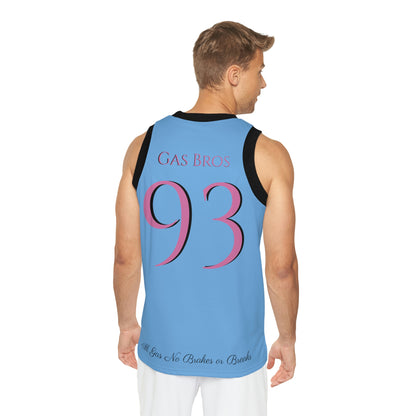 Bubble Gum flavored Gas Bros Unisex Basketball Jersey