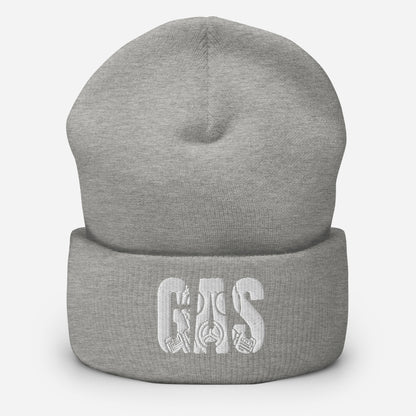 Colored Cuffed Gas Beanie