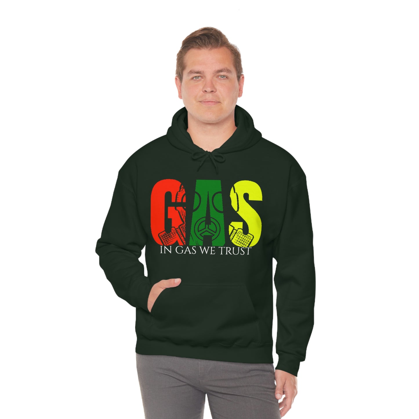 Unisex Heavy Blend Gas Hooded Sweatshirt