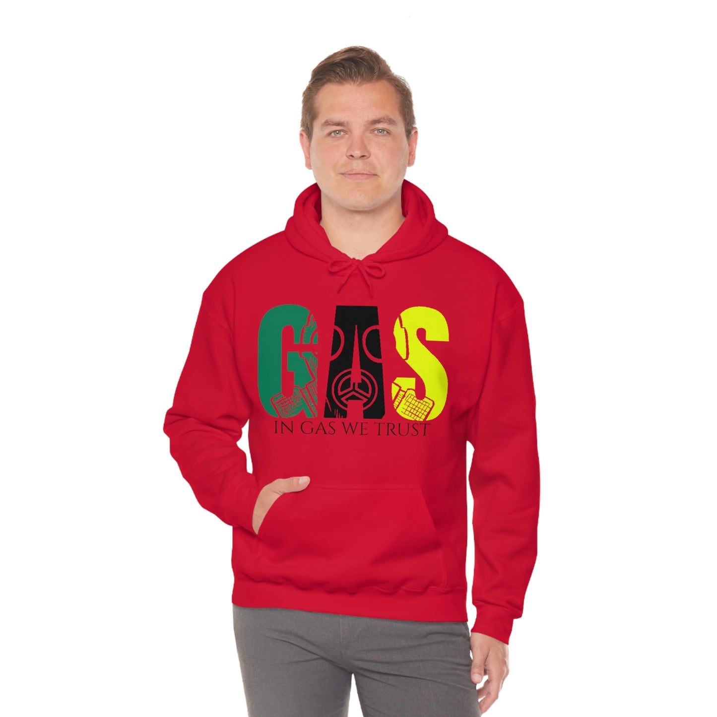 Unisex Heavy Blend Gas Hooded Sweatshirt