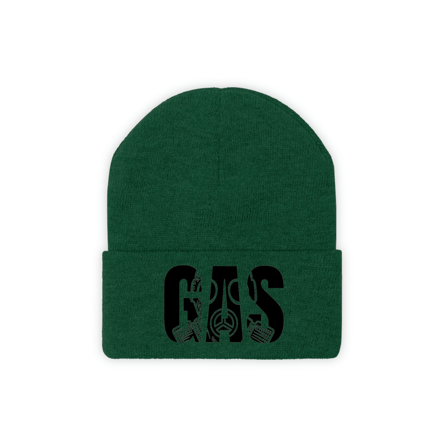 Knitted Skully Gas wool Beanie green