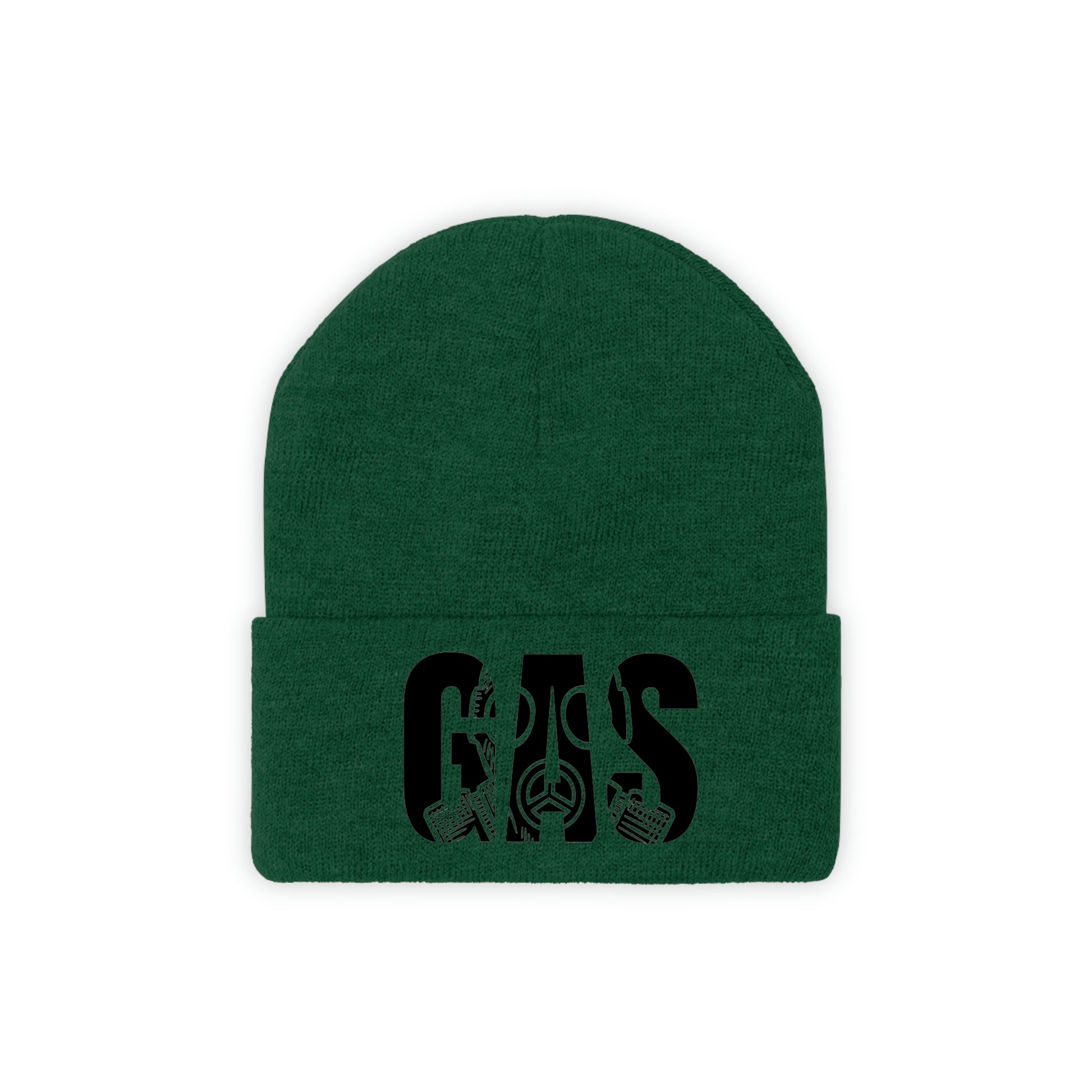 Knitted Skully Gas wool Beanie green