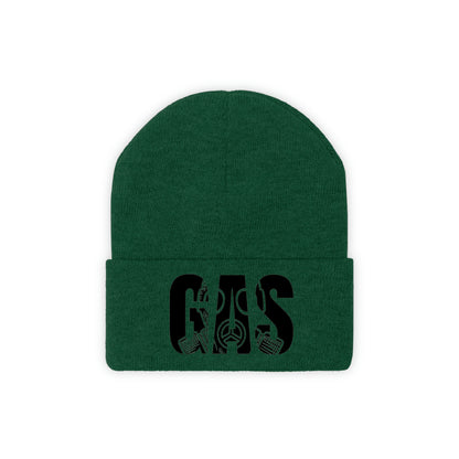 Knitted Skully Gas wool Beanie green